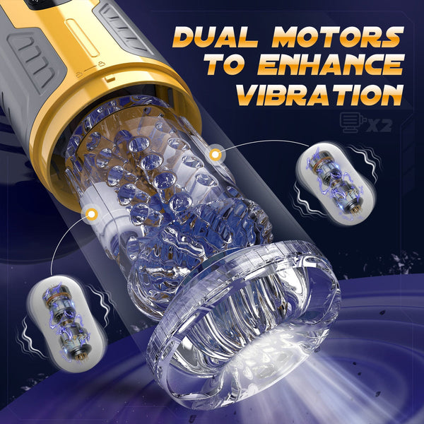 Vlad - Automatic 7 Thursting Rotating and Vibrating Modes Male Masturbator