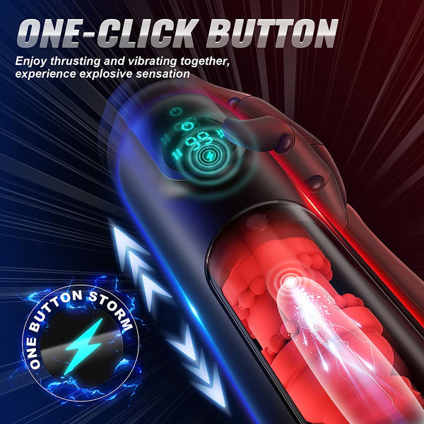 Griffin - Advanced Male Masturbator with LCD and 8 Unique Vibration & Thrust Modes