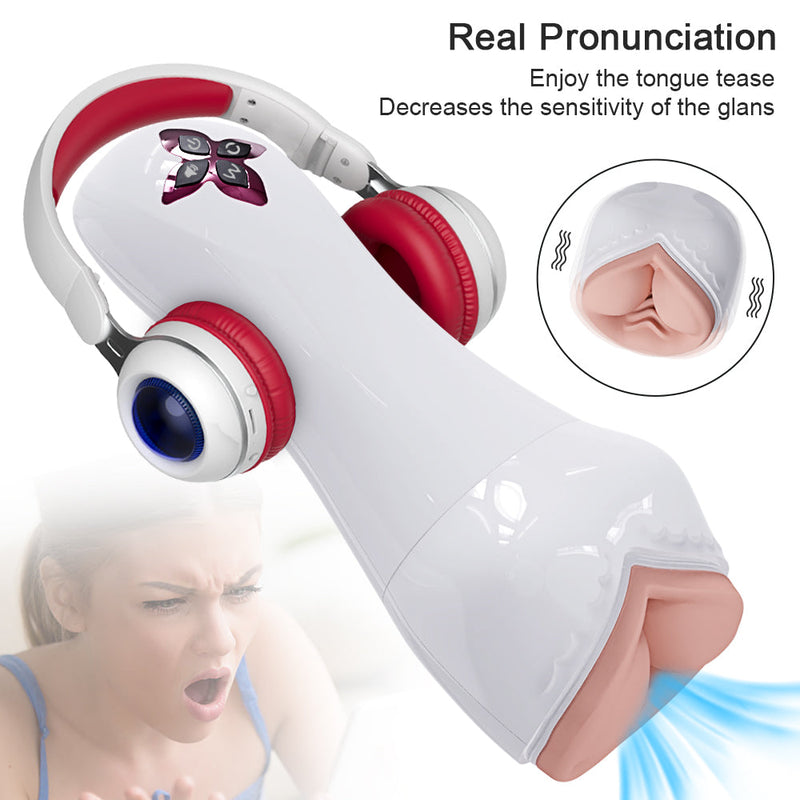 Dante - Divided Structure with Breast and Vulva Openings, 5 Suction Modes & 7 Vibratory Settings in an Automated Masturbation Cup