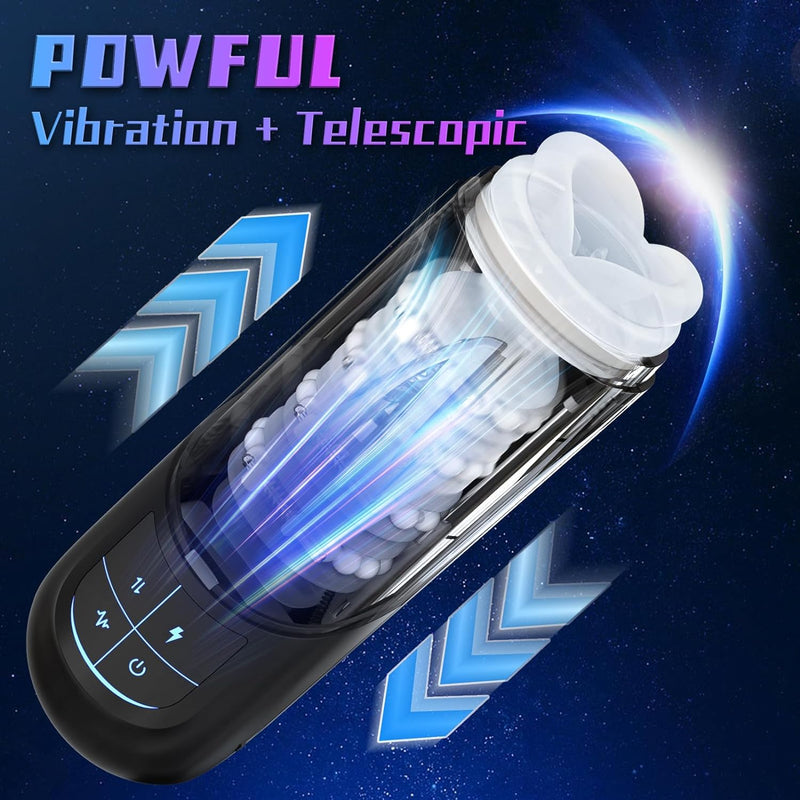 Onyx - Automatic 5 Thrusting & 7 Vibrating Mode Realistic Pocket Pussy Adult Toys Strokers