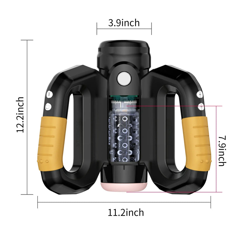 Gabriel - Next-Gen Telescopic Rotating Masturbator Equipped with Phone Mount