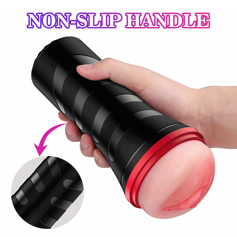 Leonidas - Flashlight-Style Oral Pleasure Simulator: Ultra-Soft Texture, Realistic Blowjob Sex Toy