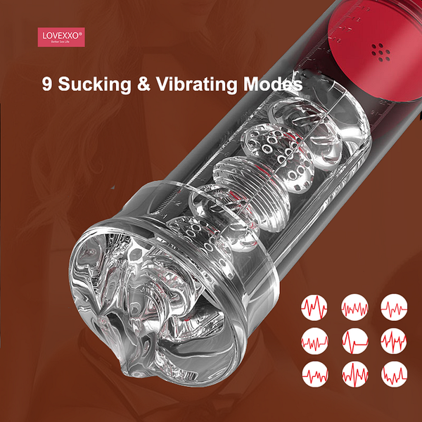 Carter -  King 9 Vibration Mode Suction Penis Pump