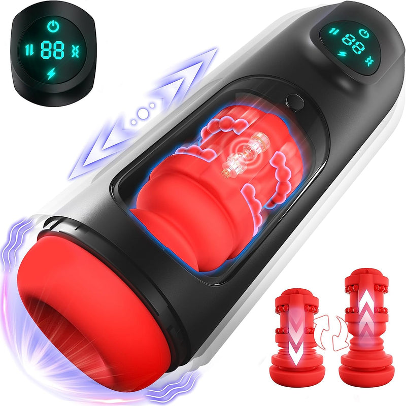 Griffin - Advanced Male Masturbator with LCD and 8 Unique Vibration & Thrust Modes