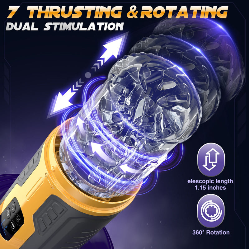 Vlad - Automatic 7 Thursting Rotating and Vibrating Modes Male Masturbator