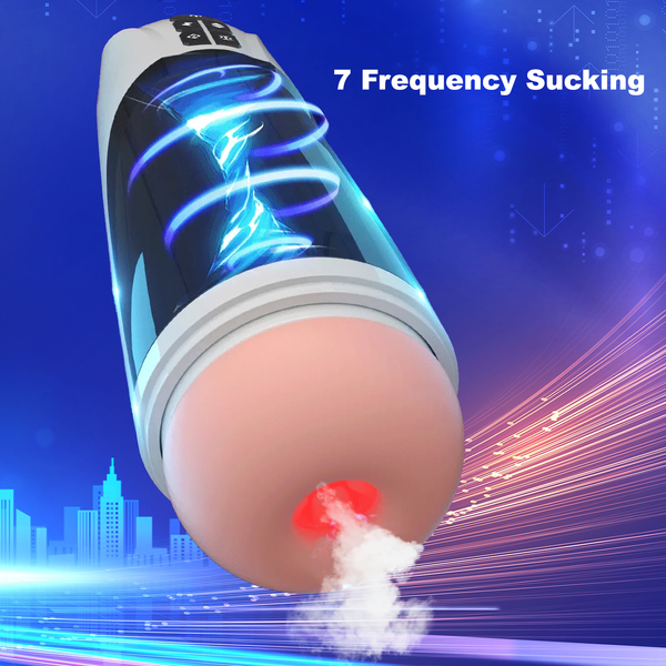 Zero Tolerance Thrusting Stroker 6-in-1 Huge Size Male Stroker Hands-free Heating Base Masturbation Cup