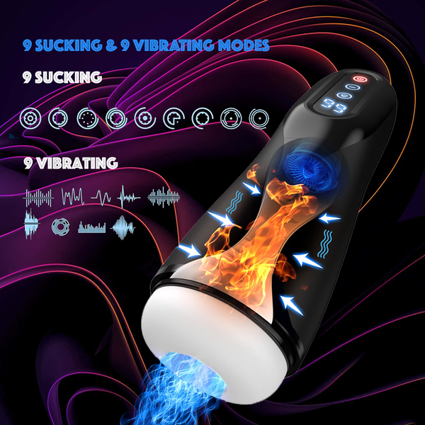 Automatic Male Masturbators - Carl Hands Free Male Masturbator with Suction &  Male Stroker 3D Textured Men’s Blowjobsex Machine