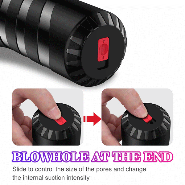 Leonidas - Flashlight-Style Oral Pleasure Simulator: Ultra-Soft Texture, Realistic Blowjob Sex Toy