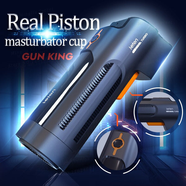 Samuel - Realistic 30mm High-Speed Piston 10 Telescopic & Vibration Modes Masturbator Cup