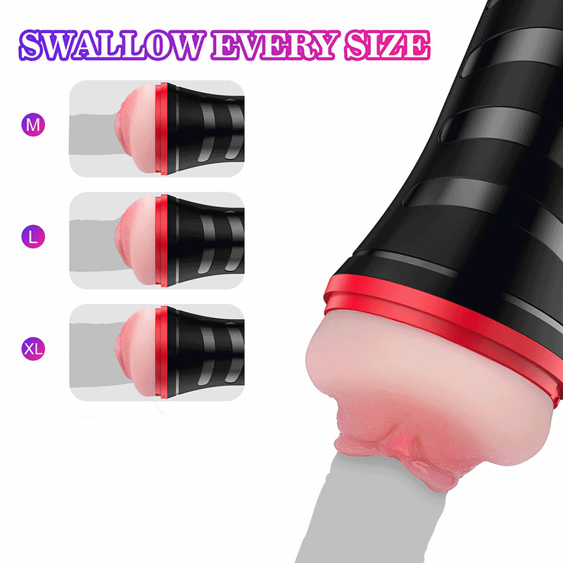 Leonidas - Flashlight-Style Oral Pleasure Simulator: Ultra-Soft Texture, Realistic Blowjob Sex Toy