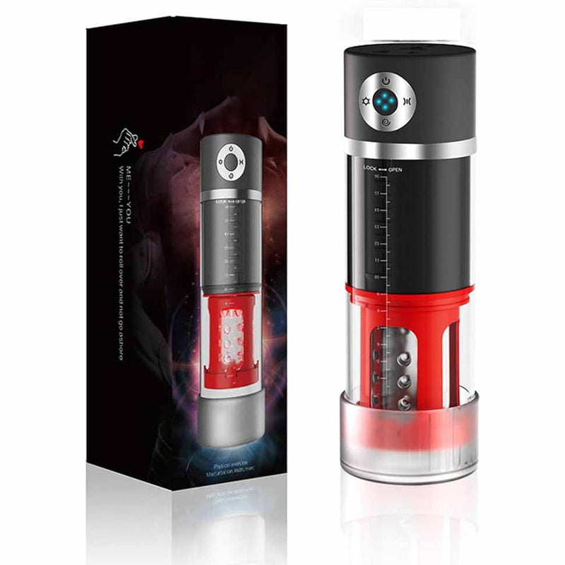 2 IN 1 Automatic 5*5 Sucking Vibrating Masturbator&Penis Pump