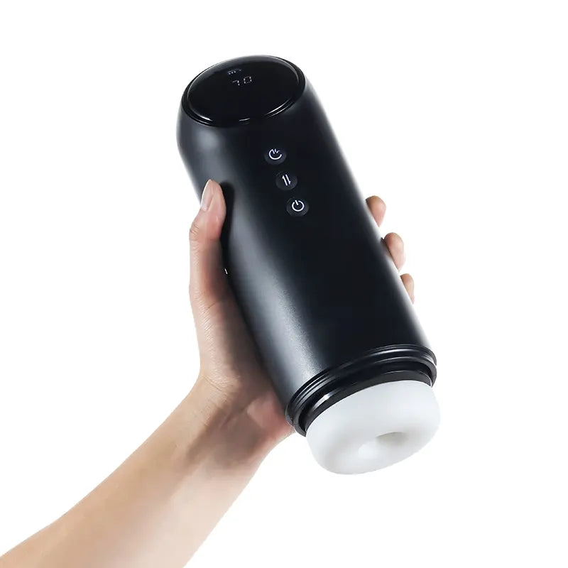 Rad - 4 Stroking & Sucking 10 Vibration Thrusting Auto Heating Male Masturbator