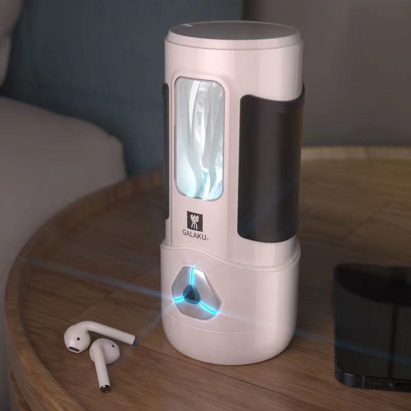 Leander - APP Control 12 Vibration Voice Male Masturbator Cup Sucking Real Vagina Heating Male Masturbator